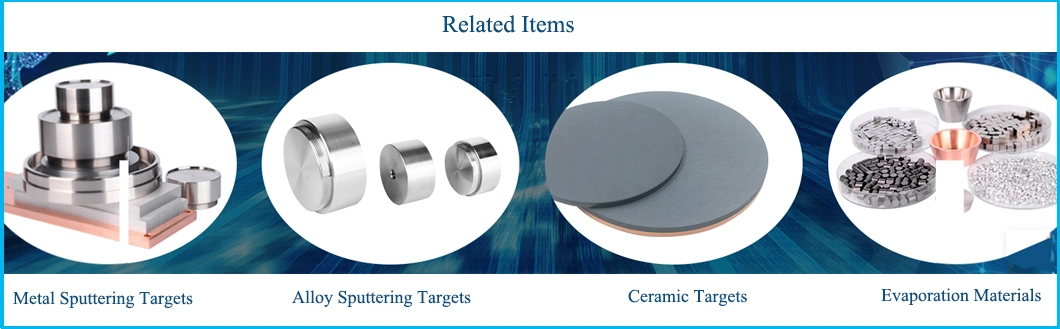 99.95% Heat Resistance and Excellent Chemical Stability Nb Niobium Round Sputtering Target